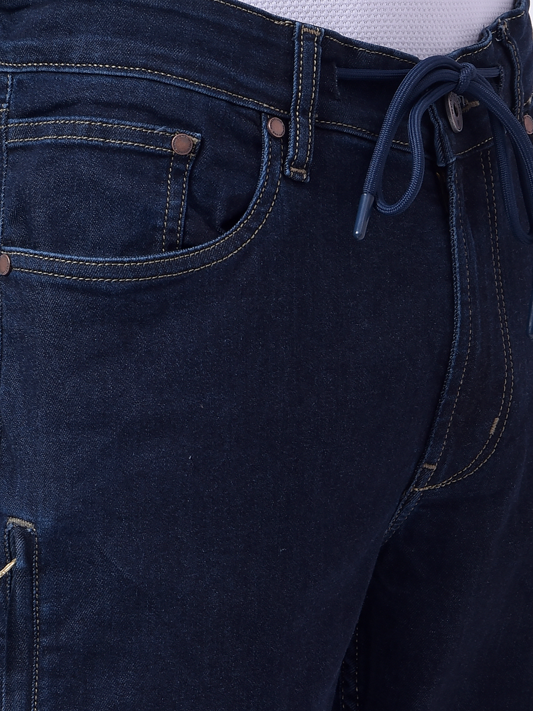 Numero Uno Men Packable Blue Regular Fit Sustainable Jeans